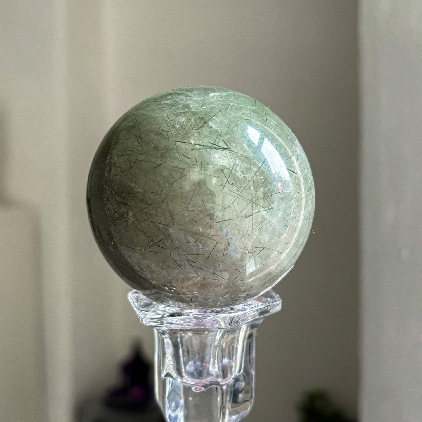 Green rutile sphere R (Very rare)witchy marketwitchy marketGreen rutile sphere R (Very rare)
