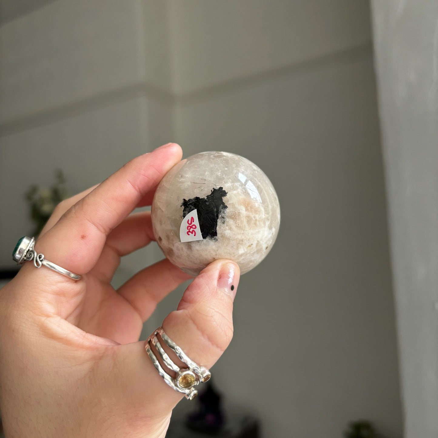 Moonstone X Sunstone sphere Switchy marketwitchy marketMoonstone X Sunstone sphere S