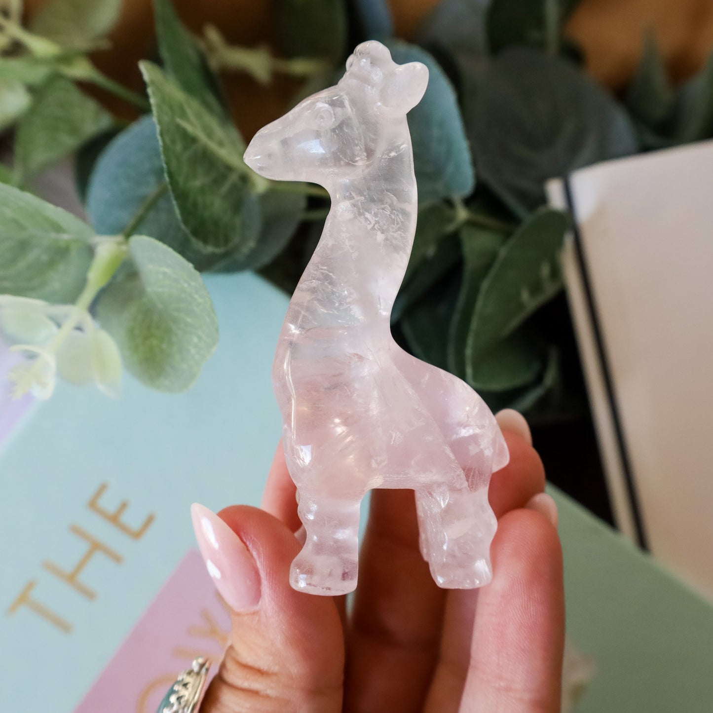 Rose Quartz giraffeswitchy marketwitchy marketRose Quartz giraffes