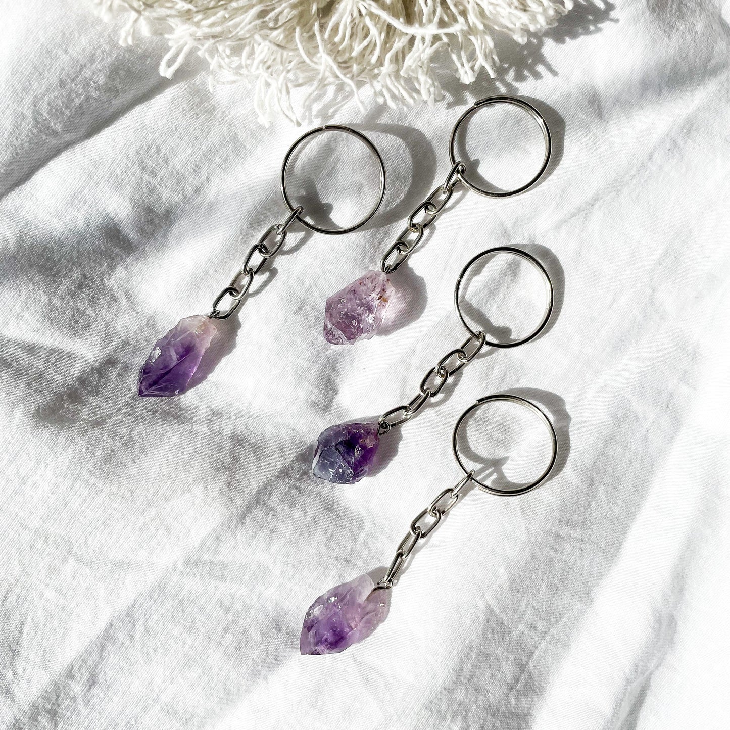 Amethyst keychainwitchy marketwitchy marketvfbdsAmethyst keychain