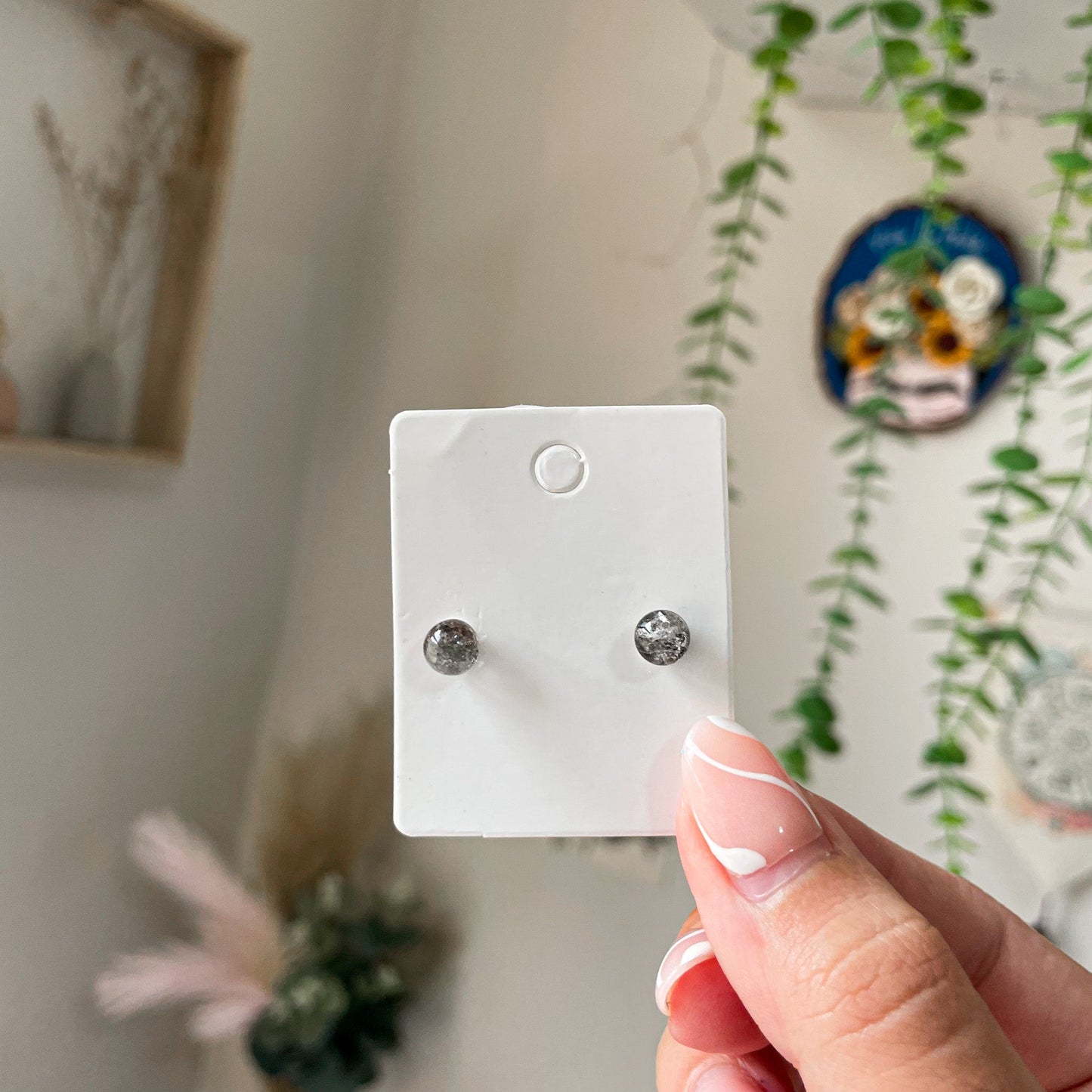 Garden Quartz stud earringswitchy marketwitchy marketfgGarden Quartz stud earrings