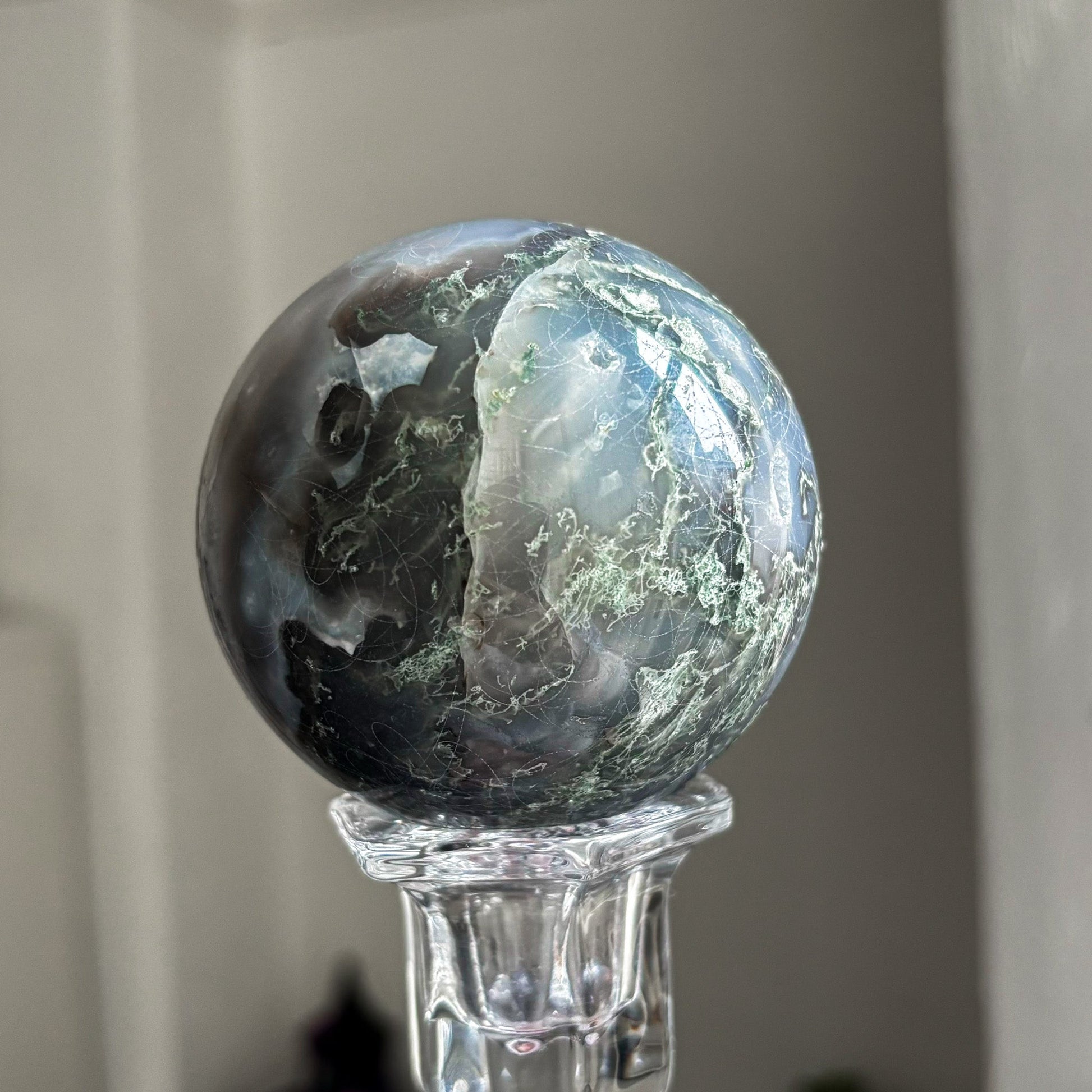 Moss Agate sphere Awitchy marketwitchy marketMoss Agate sphere A