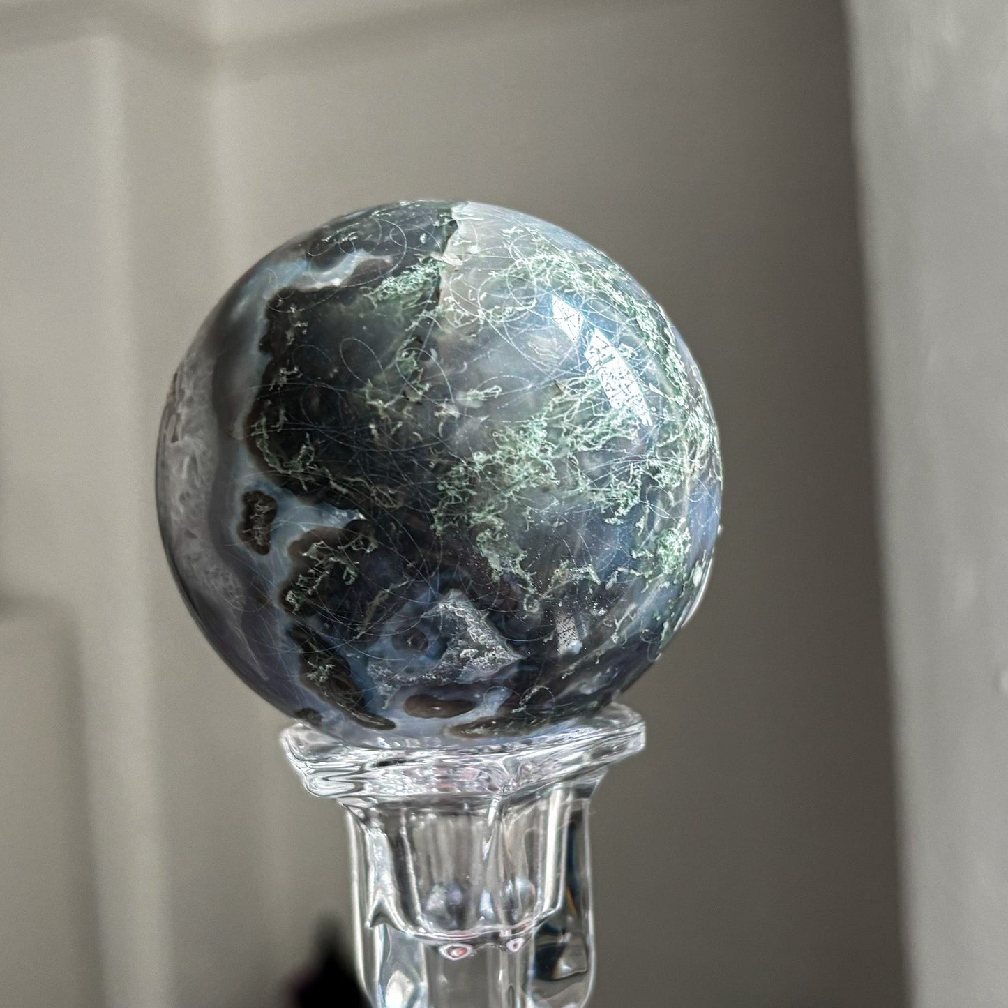 Moss Agate sphere Awitchy marketwitchy marketMoss Agate sphere A