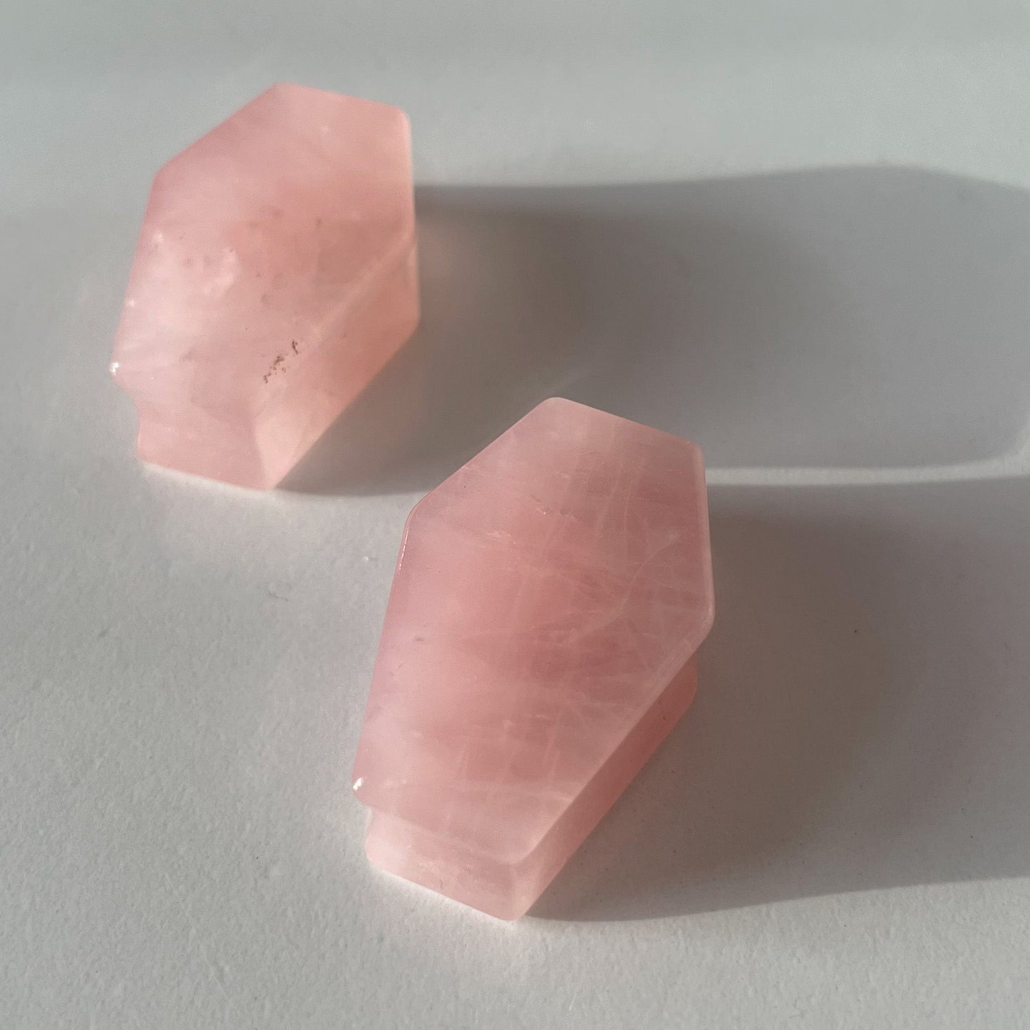 rose quartz coffinswitchy marketwitchy market;kjhgfcrose quartz coffins