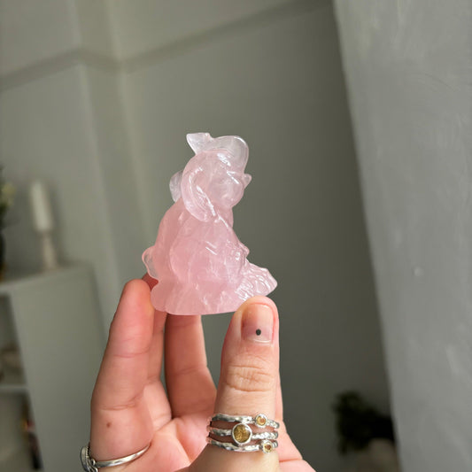 Rose quartz elephant (Hand-carved)witchy marketwitchy marketRose quartz elephant (Hand-carved)