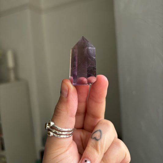 Small Amethyst X Smoky quartz point B (High-grade)witchy marketwitchy marketSmall Amethyst X Smoky quartz point B (High-grade)