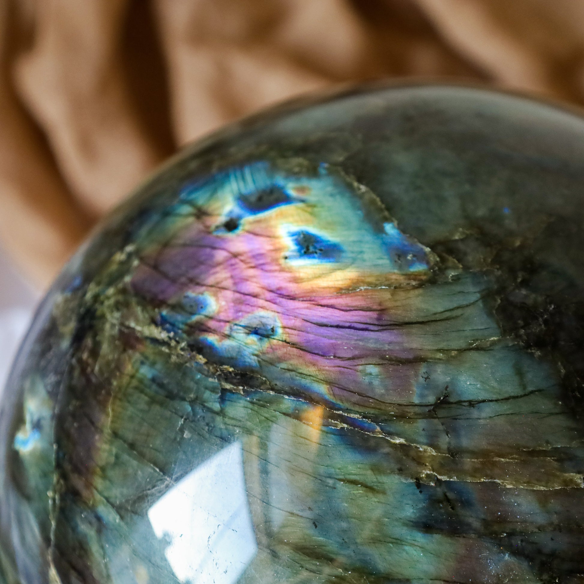 12kg Labradorite sphere (Silver, purple, orange, blue and yellow flash)witchy marketwitchy market12kg Labradorite sphere (Silver, purple, orange, blue and yellow flash)