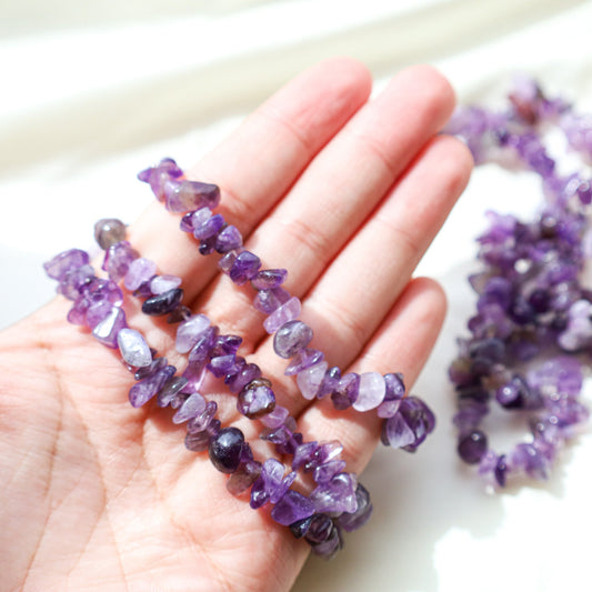 Amethyst chip braceletswitchy marketwitchy markethgrqmAmethyst chip bracelets