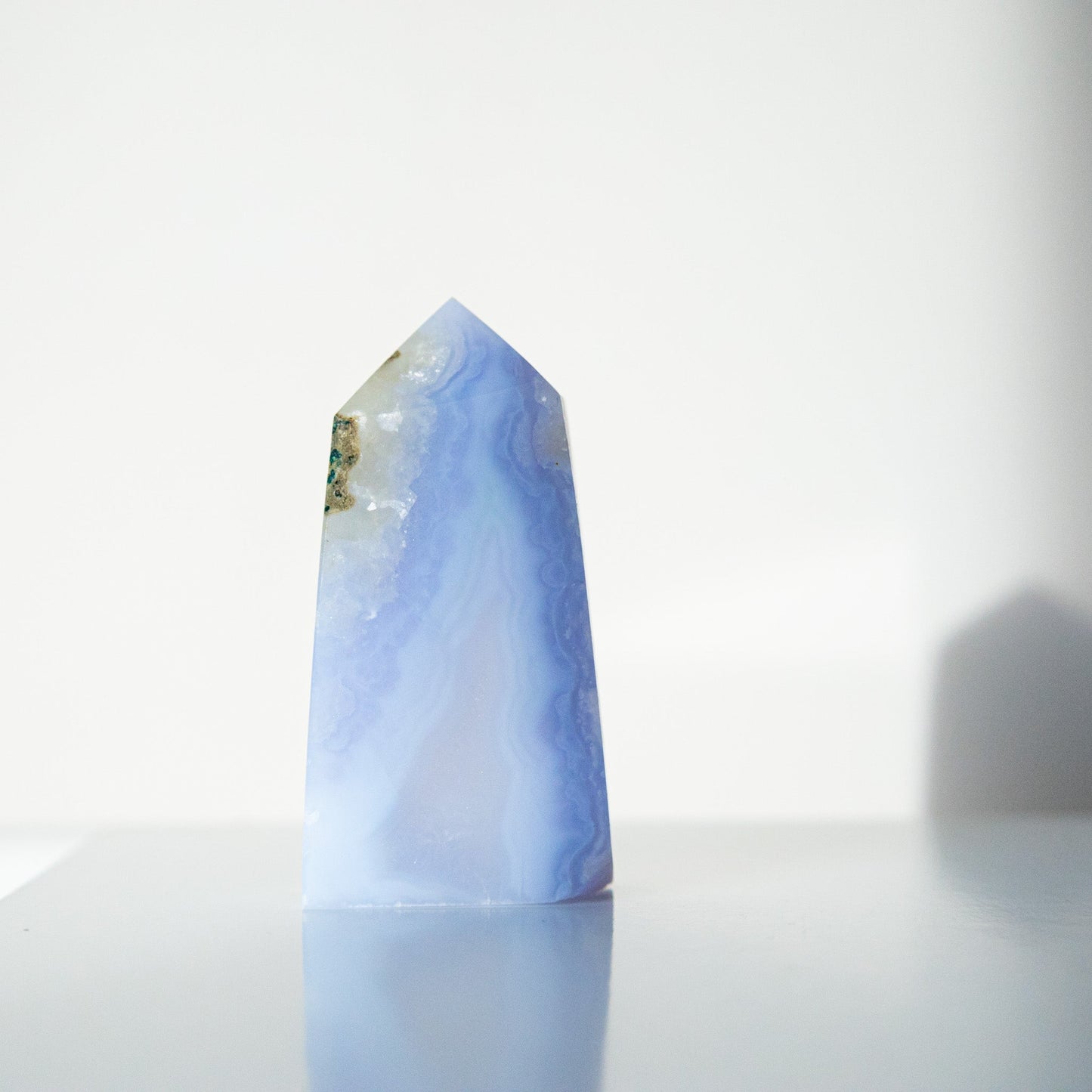 Blue lace agate point Awitchy marketwitchy marketdsfghjhBlue lace agate point A