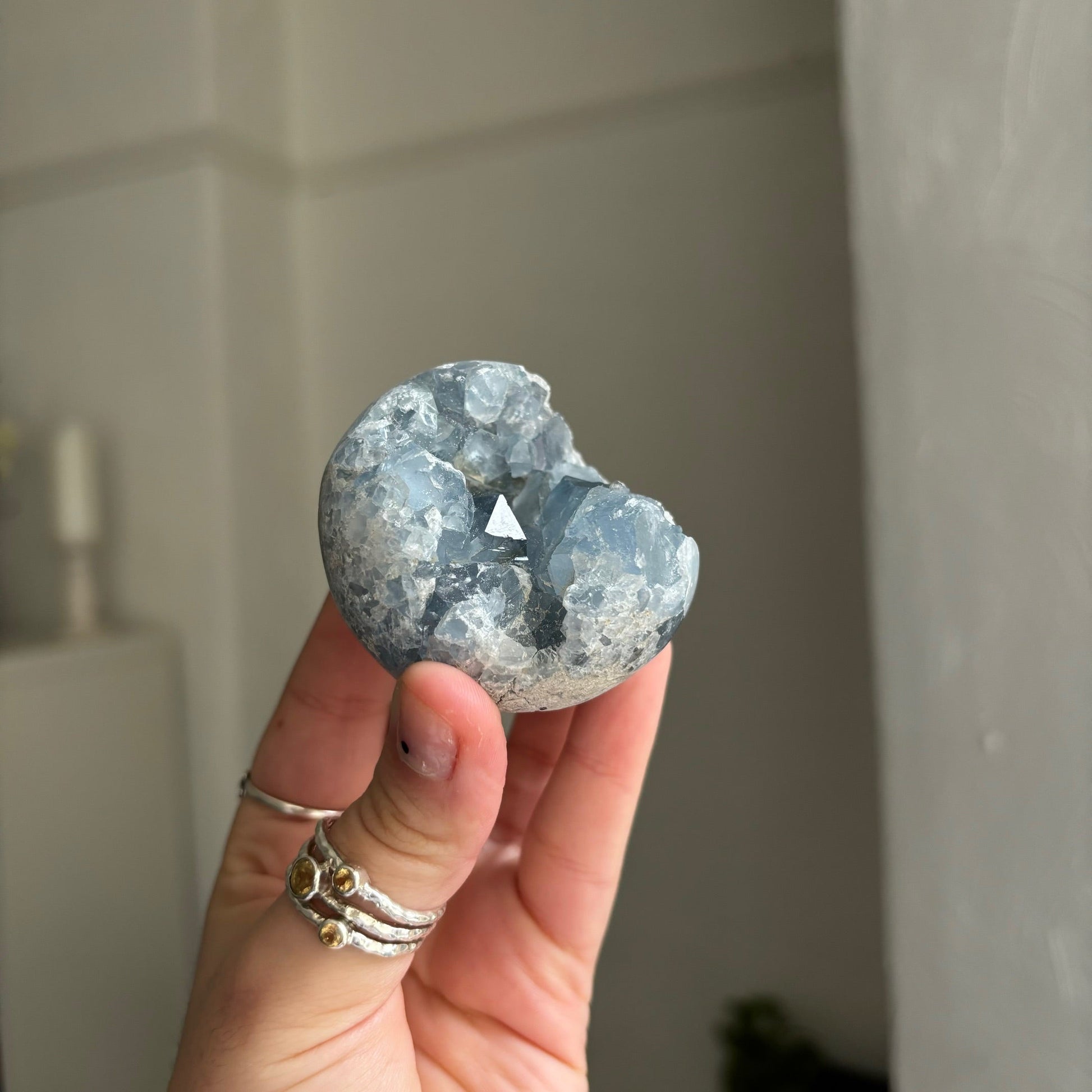 Celestite geode Cwitchy marketwitchy marketCelestite geode C