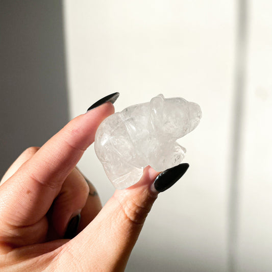 Clear Quartz bearwitchy marketwitchy marketClear Quartz bear