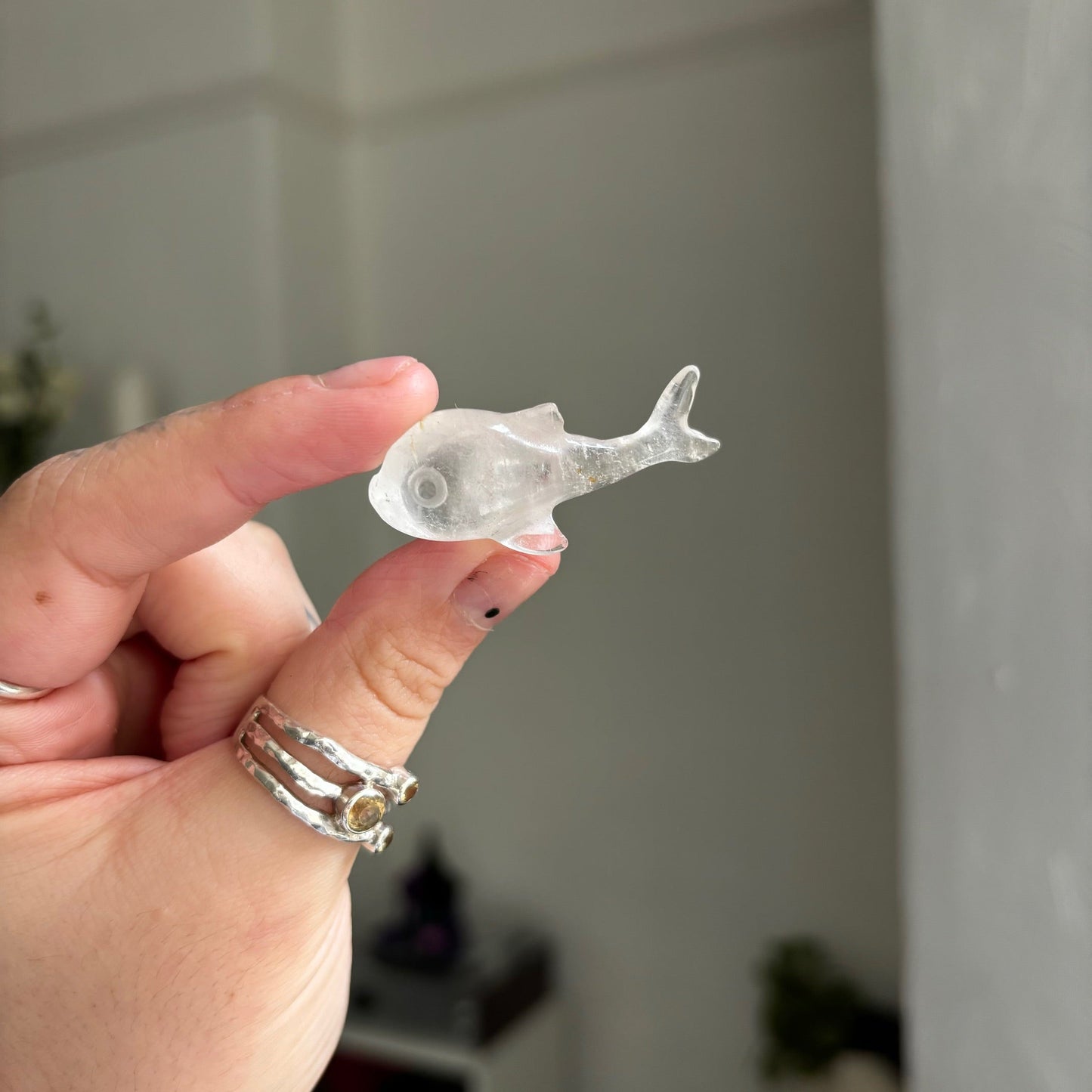 Clear quartz dolphinwitchy marketwitchy marketClear quartz dolphin