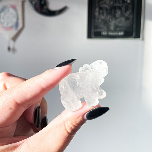 Clear Quartz Elephantswitchy marketwitchy marketClear Quartz Elephants