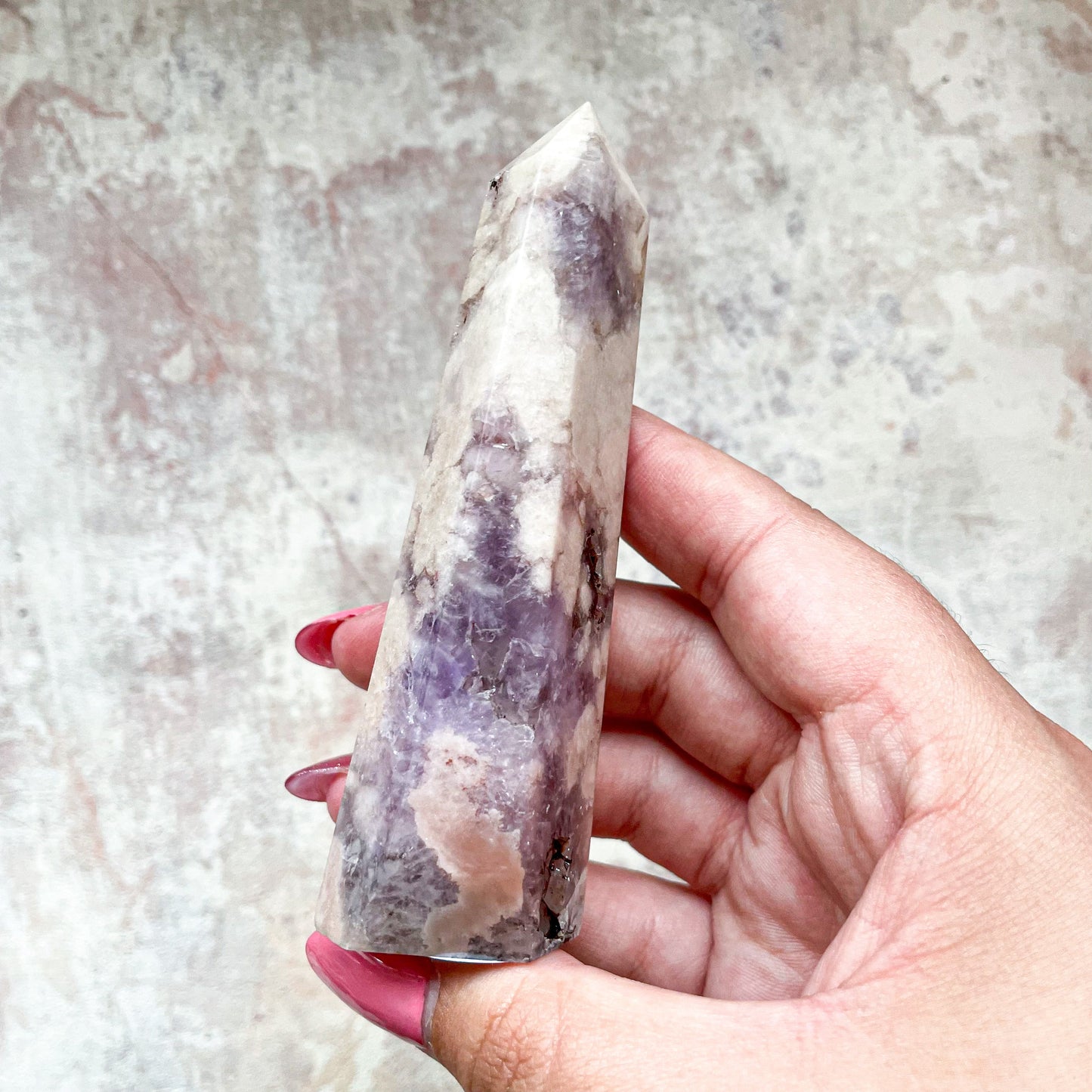 Flower Agate X Amethyst tower Cwitchy marketwitchy markethdfhdfhdFlower Agate X Amethyst tower C